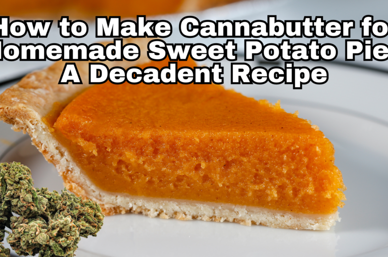 Homemade Infused Sweet Potato Pie