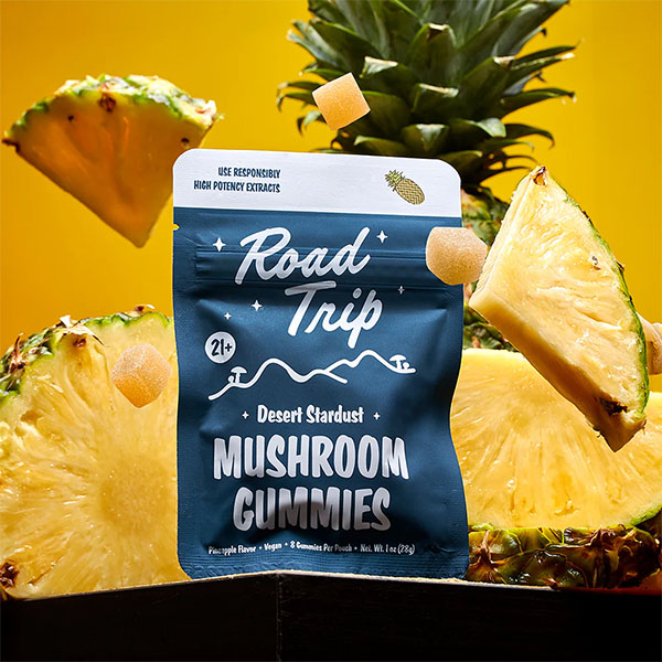 Road Trip Desert Stardust Magic Mushroom Gummies – Pineapple