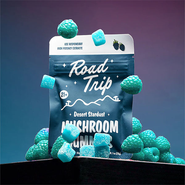 Road Trip Dessert Stardust Blue Raspberry Gummy